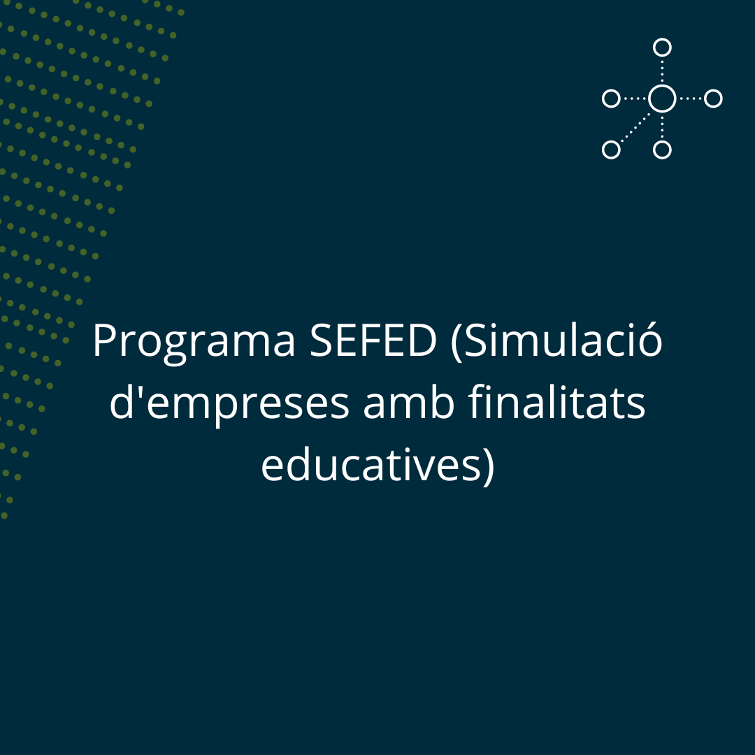 Programa SEFED (Simulació d’empreses amb finalitats educatives)