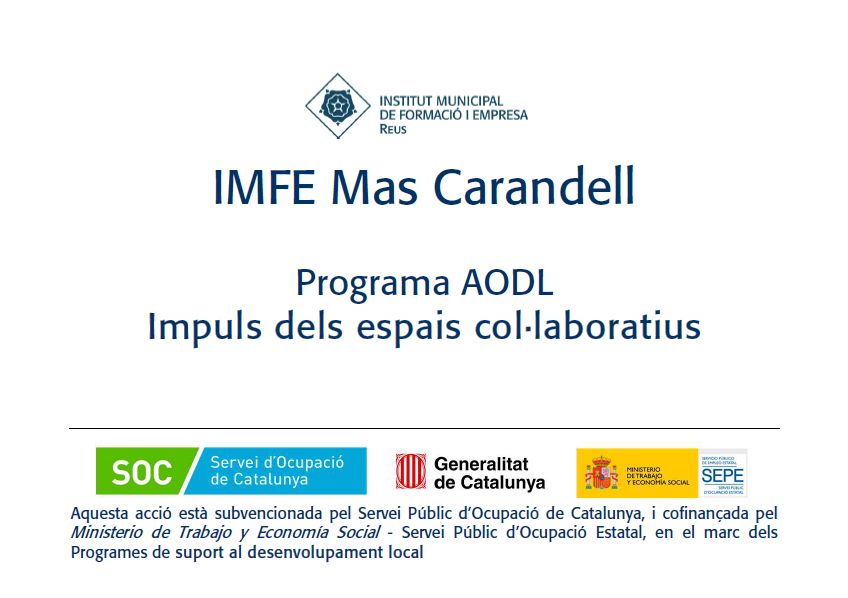 Programa AODL: Impuls dels espais col·laboratius