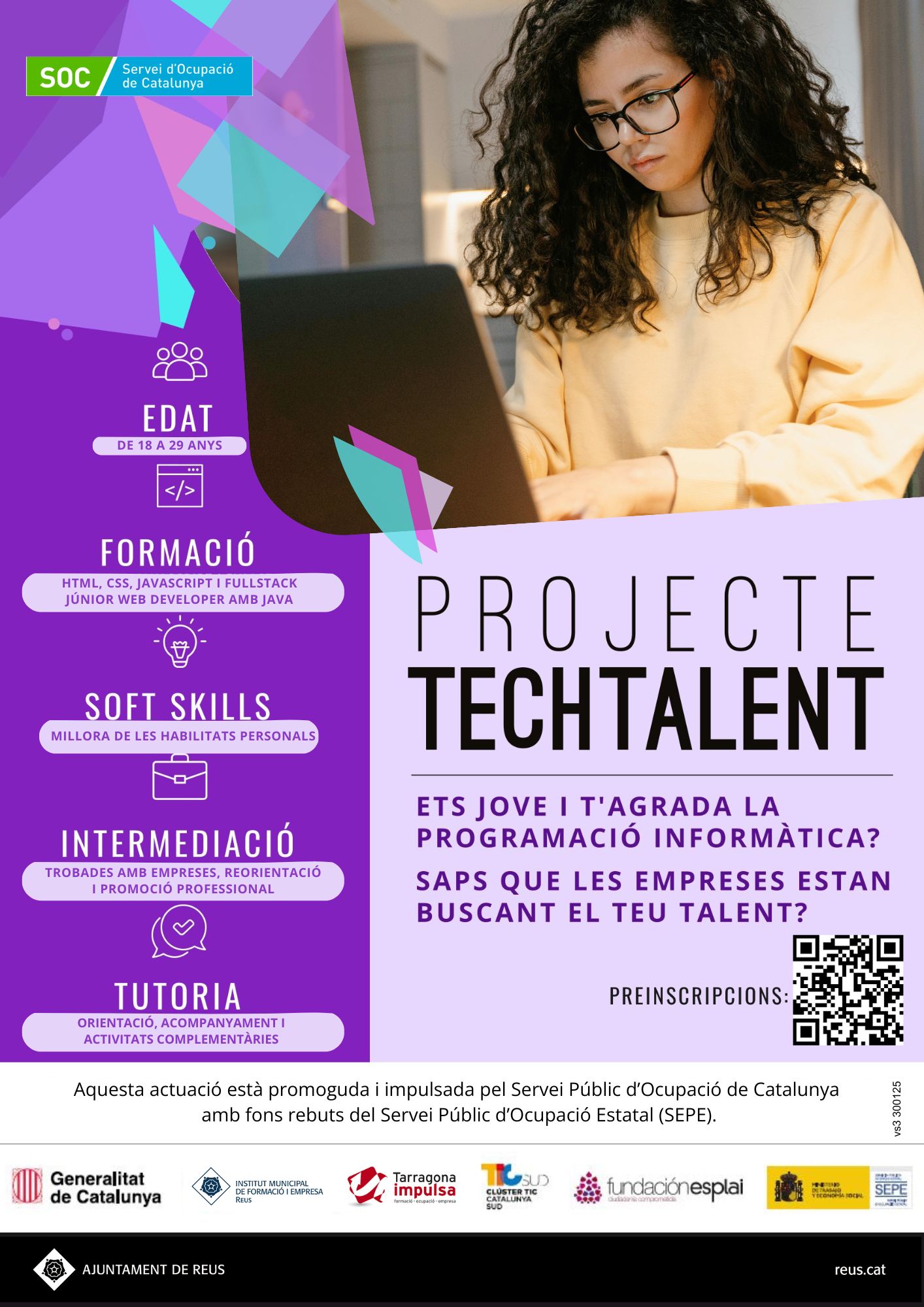 Cartell TechTalent de la 2a edició