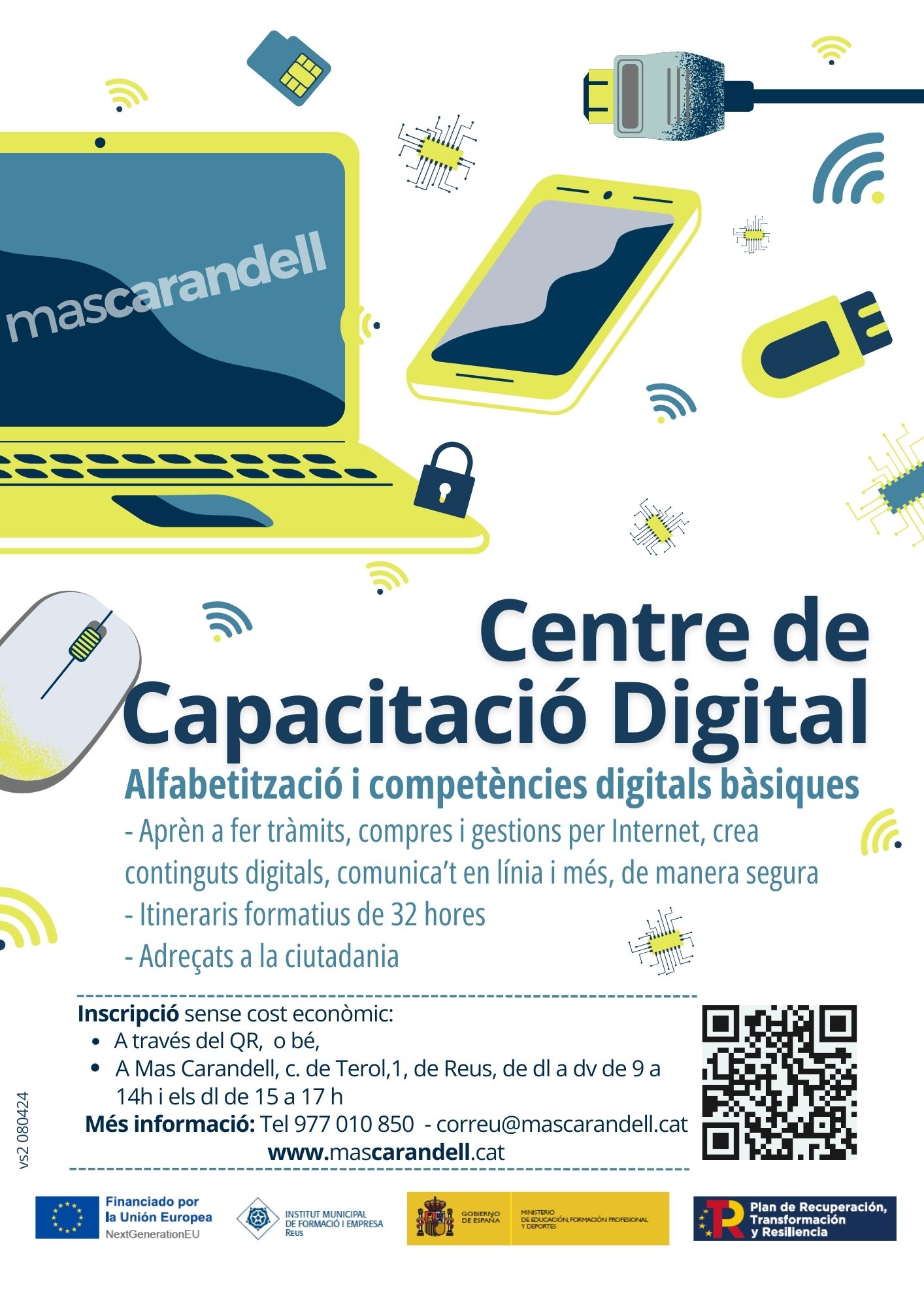 Cartell del Centre de Capacitació Digital