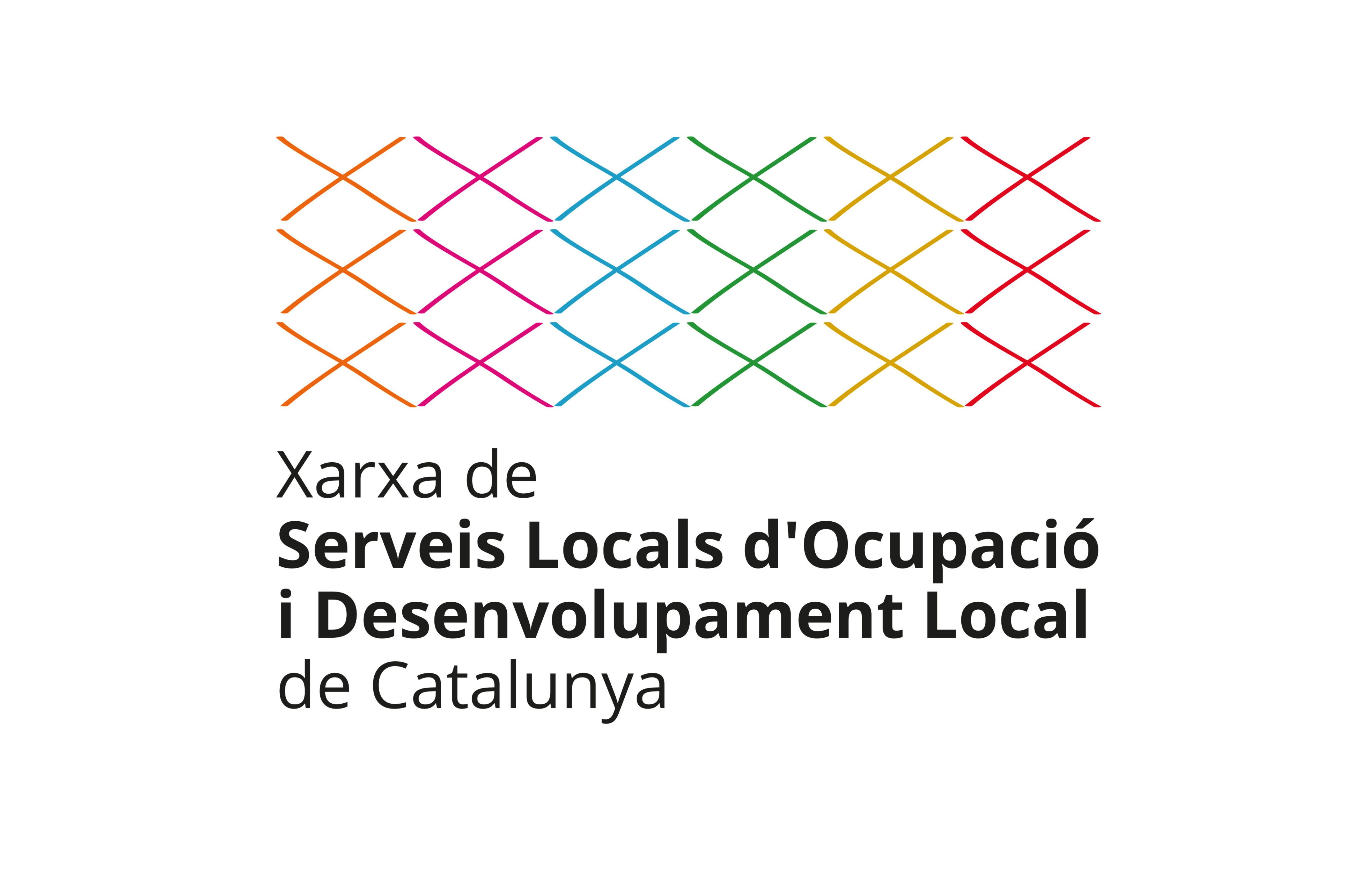 Logotip Xarxa de Serveis Locals d'Ocupació I Desenvolupament Local de Catalunya
