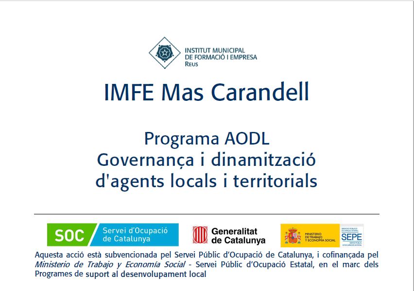Programa AODL Governança i dinamització